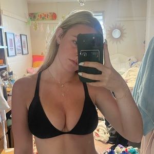 Black swim top